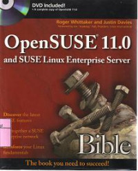 OPENSUSE 11.0 AND SUSE LINUX ENTERPRISE SERVER BIBLE