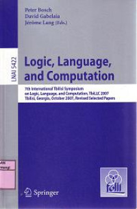 LOGIC, LANGUAGE, AND COMPUTATION