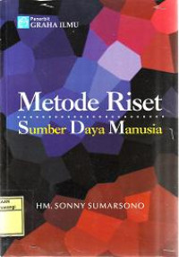METODE RISET SUMBER DAYA MANUSIA