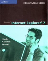 WINDOWS INTERNET EXPLORER 7 Introductory Concepts and Techniques