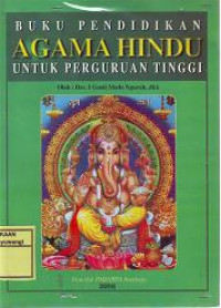 BUKU PENDIDIKAN AGAMA HINDU UNTUK PERGURUAN TINGGI