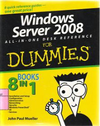 WINDOWS SERVER 2008 ALL-IN-ONE DESK REFERENCE FOR DUMMIES