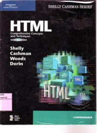 HTML, Comprehensive Concepts and Techniques