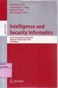 INTELLIGENCE AND SECURITY INFORMATICS