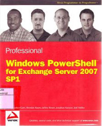 PROFESSIONAL WINDOWS POWERSHELL FOR EXCHANGE SERVER 2007