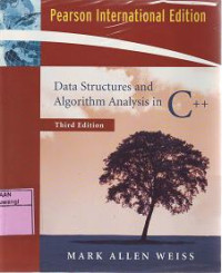 DATA STRUCTURES AND ALGORITHM ANALYSIS IN C++