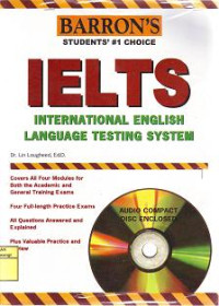 BARRON'S STUDENTS' #1 CHOICE IELTS (INTERNATIONAL ENGLISH LANGUAGE TESTING SYSTEM)