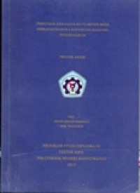 Image of PEMETAAN KEKUATAN MUTU BETON PADA JEMBATAN RANGKA BATANG SILIRAGUNG-PESANGGARAN