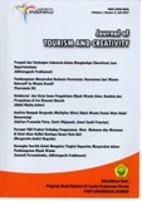 JOURNAL OF TOURISM AND CREATIVITY