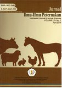 JURNAL ILMU-ILMU PETERNAKAN INDONESIAN JOURNAL OF ANIMAL SCIENCES
