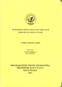 LAPORAN PROYEK AKHIR PENDAFTARAN ONLINE SISWA BARU SMK GAJAH MADA