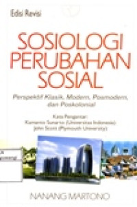 SOSIOLOGI PERUBAHAN SOSIAL