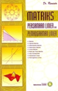 MATRIKS PERSAMAAN LINIER DAN PEMROGRAMAN LINIER