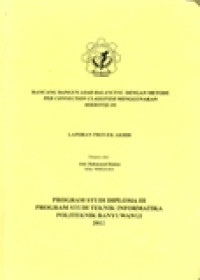 LAPORAN PROYEK AKHIR RANCANG BANGUN LOAD BALANCING DENGAN METODE PER CONNECTION CLASSIFIER