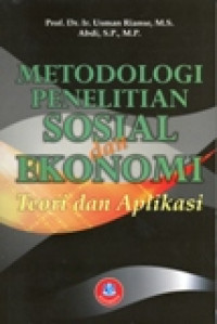 METODOLOGI PENELITIAN SOSIAL DAN EKONOMI