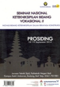 SEMINAR NASIONAL KETEKNIKSIPILAN BIDANG VOKASIONAL II