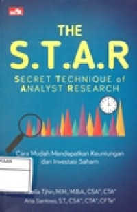 THE S.T.A.R SECRET TECHNIQUE OF ANALYST RESEARCH