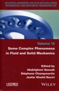 Image of SOME COMPLEX PHENOMENA IN FLUID AND SOLID MECHANICS