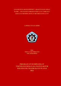 ANALISIS PENGARUH KOMPOSIT VARIASI PANJANG SERAT BAMBU -- POLYESTER TERHADAP KEKUATAN TARIK DAN KEKUATAN BENDING DENGAN METODE HAND LAY UP