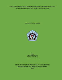 STRATEGI PEMASARAN KERIPIK SINGKONG DI HOME INDUSTRY DUA PUTRI KECAMATAN SEMPU BANYUWANGI