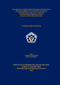 PELAKSANAAN KERJA PRAKTIK SEBAGAI PENGAWAS PADA PEMBANGUNAN RS SITI KHODIJAHMUHAMMADIYAH CABANG SEPANJANG TAHAP 3SIDOARJO OLEH PT. SASMITO