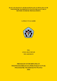 RANCANG BANGUN APLIKASI PENGAJUAN PENGADAAN DI POLITEKNIK NEGERI BANYUWANGI MENGGUNAKAN METODE EXTREME PROGRAMMING