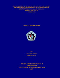 EVALUASI STRUKTUR BALOK DENGAN METODE MOMEN DISTRIBUSI AKIBAT BEBAN KOLOM EKSENTRIS PADA DROP OFF GEDUNG KULIAH TERPADU REMPEG JOGOPATI POLIWANGI