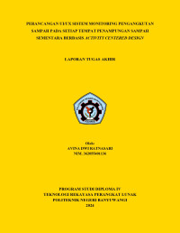 PERANCANGAN UI/UX SISTEM MONITORING PENGANGKUTAN SAMPAH PADA SETIAP TEMPAT PENAMPUNGAN SAMPAH SEMENTARA BERBASIS ACTIVITY CENTERED DESIGN