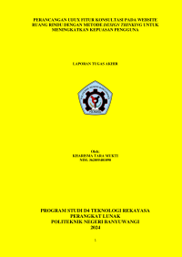 PERANCANGAN UI/UX FITUR KONSULTASI PADA WEBSITE RUANG RINDU DENGAN METODE DESIGN THINKING UNTUK MENINGKATKAN KEPUASAN PENGGUNA