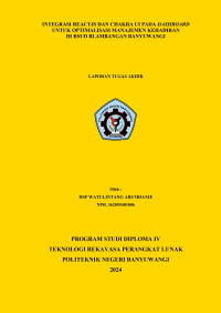 INTEGRASI REACTJS DAN CHAKRA UI PADA DASHBOARD UNTUK OPTIMALISASI MANAJEMEN KEHADIRAN DI RSUD BLAMBANGAN BANYUWANGI