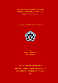 MODIFIKASI MESIN MAL PENGGALAK  DI PT. PINDAD MALANG\R\N