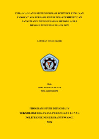 PERANCANGAN SISTEM INFORMASI REMINDER KENAIKAN PANGKAT ASN BERBASIS WEB DI DINAS PERHUBUNGAN BANYUWANGI MENGGUNAKAN METODE AGILE DENGAN PENGUJIAN BLACK BOX