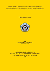 REDESAIN USER INTERFACE PADA APLIKASI BANYUWANGI TOURISM MENGGUNAKAN METODE HUMAN-CENTERED DESIGN