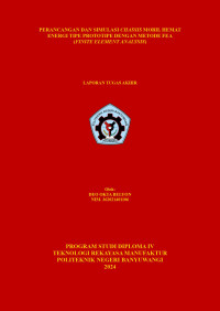 PERANCANGAN DAN SIMULASI CHASSIS MOBIL HEMAT ENERGI TIPE PROTOTIPE DENGAN METODE FEA (FINITE ELEMENT ANALYSIS)