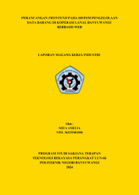 RANCANG BANGUN SISTEM INFORMASI LAYANAN PASIEN KLINIK PRATAMA LANAL BANYUWANGI BERBASIS WEB