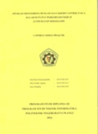 LAPORAN KERJA PRAKTIK APLIKASI MONITORING PENGAWASAN KREDIT LISTRIK PASCA BAYAR DI PT PL PERSERO RAYON ROGOJAMPI