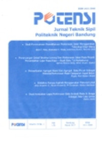 POTENSI JURNAL TEKNIK SIPIL POLITEKNIK NEGERI BANDUNG