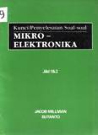 KUNCI/PENYELESAIAN SOAL - SOAL MIKRO - ELEKTRONIKA